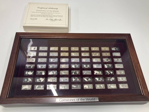 Used franklin mint gemstones - used,
