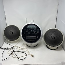 Vintage Weltron Space Ball 8 Track Player/Radio /Original Speakers  Works