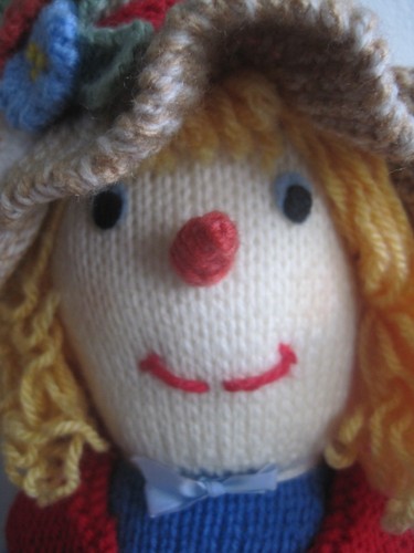 Autumnal hand knitted sally - autumnal,