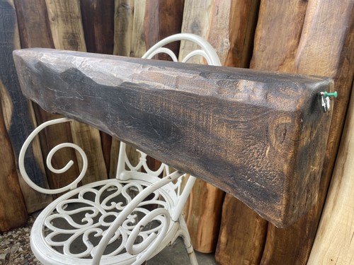 Reclaimed solid wood fireplace - wood,