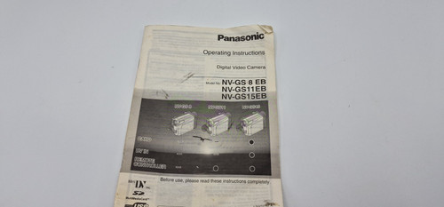 Panasonic gs8 gs11 gs15 - nv-gs8,
