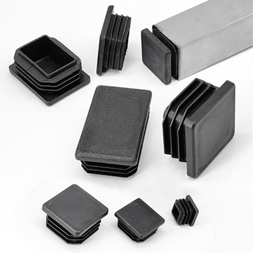 Rectangle square plastic end - plastic,