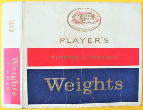 Player weights cigarettes - player's,