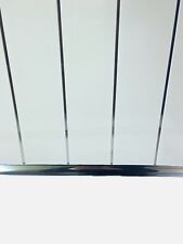 Gloss White Chrome Strip Bathroom Cladding Ceiling Panels PVC Shower Wet Wall