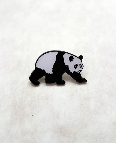 Panda bear enamel pin - bear,