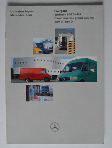Mercedes fourgons sprinter - fourgons,
