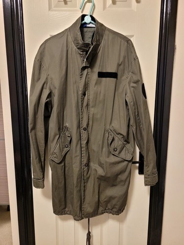 Zara men military - men, parka