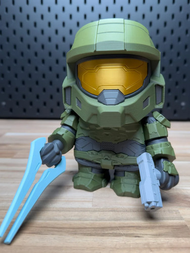 Printed halo master chunk - 3d,