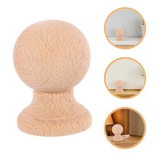 Wood Finials Round