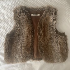 Primark Faux Fur Gilet Size 10