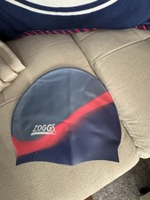 Zoggs Silicone Swim Cap Retro Vintage Adult Unisex Easy Stretch Swimming Hat