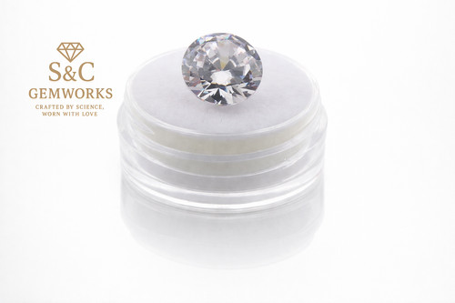 9mm white colourless star - 9mm, /