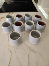 IKEA 10 X Succulent Small Plant Pottery Plant Pots Grey 7 Cm High.