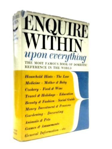 Enquire within upon - within,