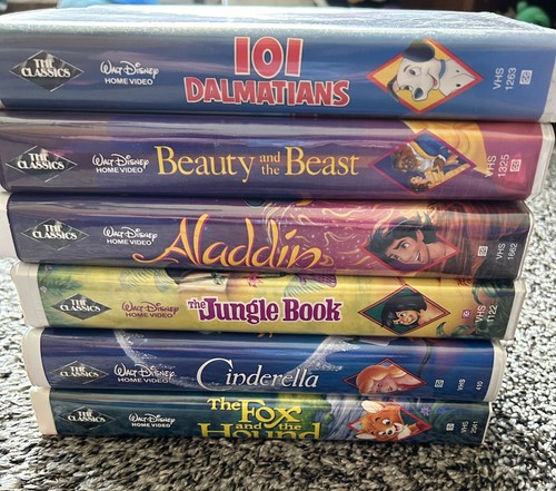 Disney movies vhs - movies, black
