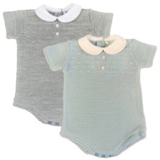 Baby boy knitted - baby, romper