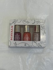 Mavala 3 Piece Nail Color Cream Trio Gift Set for Women NON TOXIC Nail Polish