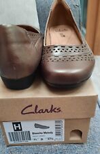 Clarkes Blanche Melody Leather Shoes