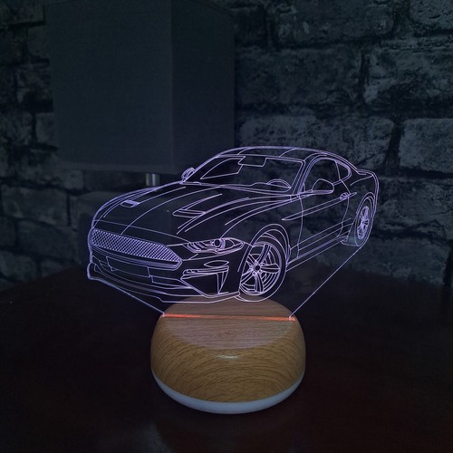 Bullitt car led light ford - car, light,