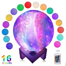 3D Moon Light 16 Colors LED