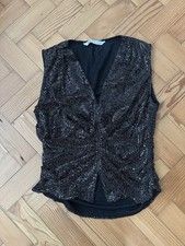 ZARA Black Ruched Stretchy