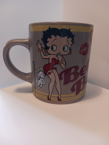 Betty boop ceramic mug grey - boop,