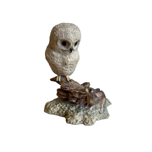 Vintage figurine owl - and, mouse