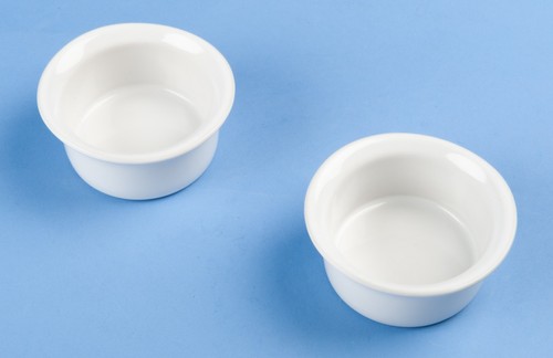 Ramekin dishes set white - set, 2