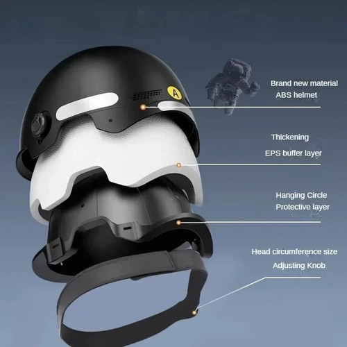Bike helmet wth glass adult - bike,