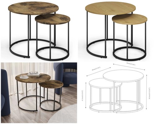 Set nesting coffee table - 2,