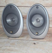 2x Kef Egg HTS1001 Satellite Surround Speakers SP3419 100w 8Ohm Silver SP3420 ?