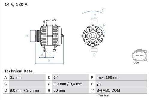Bosch alternator for - alternator,