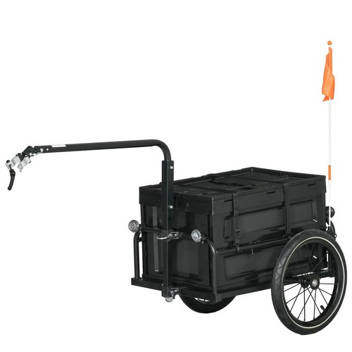 Bicycle trailer with foldable - bicycle,