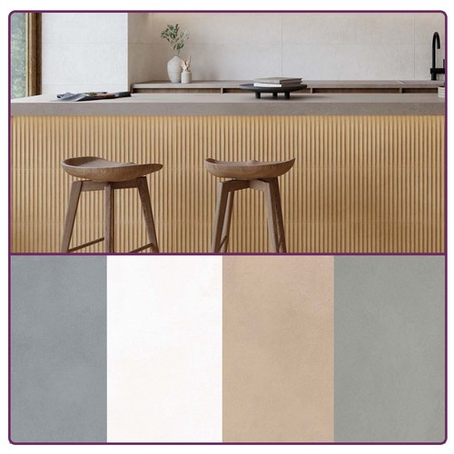 Textured plain feature - textured, kitchen