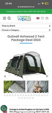 Outwell Ashwood 3 Tent Package 2023