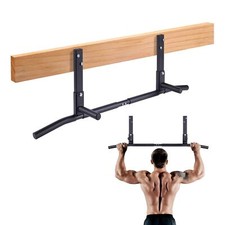 Joist Mount Pull Up Bar, Ceiling Mounted Chin Up Bar for Home Gym, Crossfit, ...