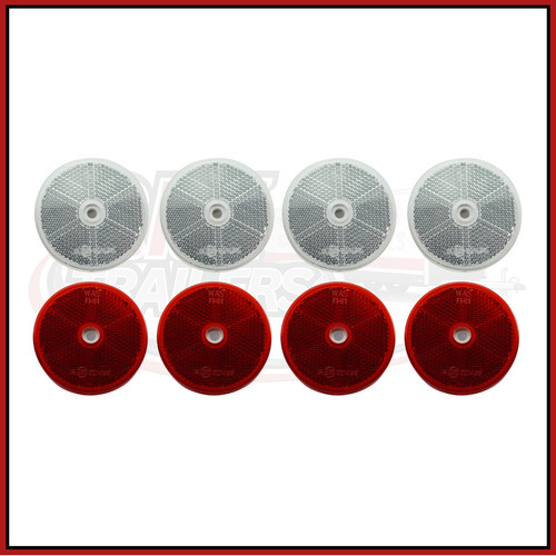 60mm viz reflectors red - hi-viz,