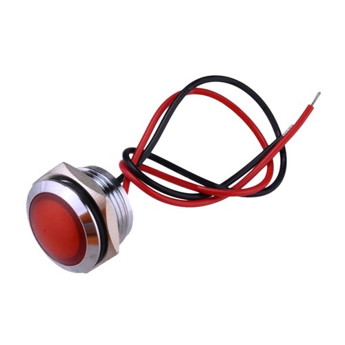 Red led indicator pilot light - red,