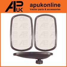 Pair Mirror Head Curved for