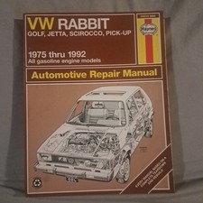 Haynes Repair Manual VW Rabbit