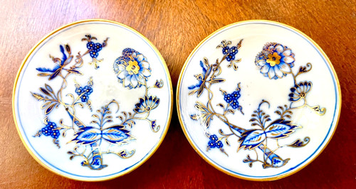 Antique meissen butter pat - meissen,