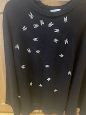 Large Cotton Mixed Ladies Sequined Ladies Poncho