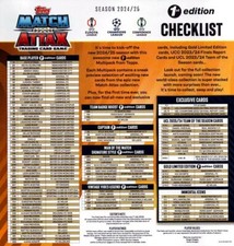 MATCH ATTAX 24/25 - First