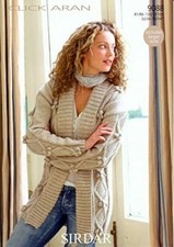 Sirdar Womans Aran Jacket