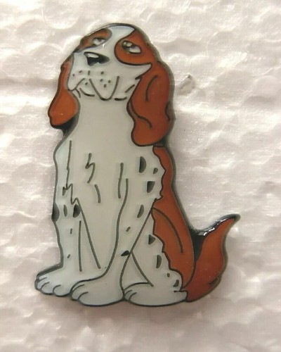 Brown springer spaniel pin - brown,