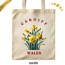 Natural Cotton Tote Bag Wales