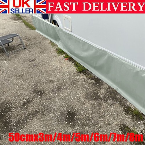Caravan awning draught skirt - draught,