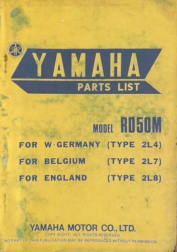 Yamaha rd50m 1977 model - 1977,