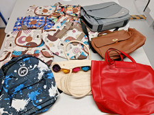 WOMEN'S ASSORTED BAGS RUCKSACKS BUNDLE x 10 Various colours