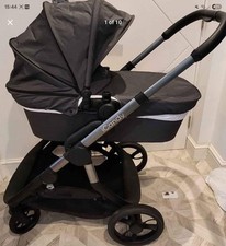 iCandy Orange Pushchair & Carrycot Base Pack Travel System, Carbon Grey